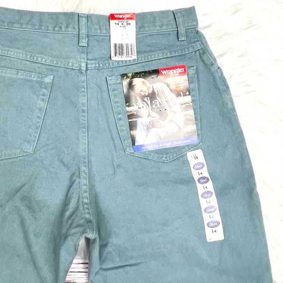 👖NWT🤩 VINTAGE 80s |•WRANGLER•| Deadstock Relaxed Fit SUPER High Rise Jean 14S - Picture 6 of 16